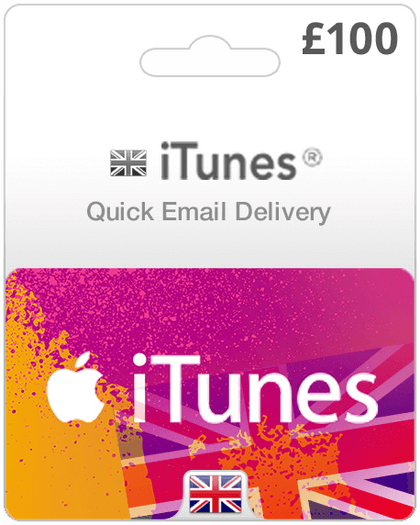 iTunes United Kingdom £100 Pounds (UK) - 2071MALL