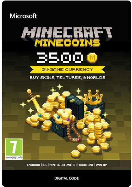 Minecraft Minecoin Pack 3500 Coins - 2071MALL