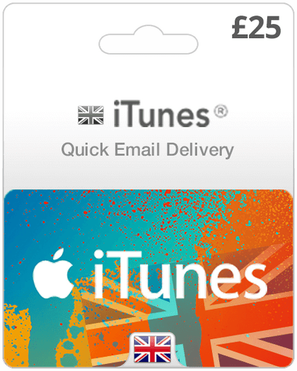 iTunes United Kingdom £25 Pounds (UK) - 2071MALL